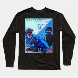 BASQUIAT NEW YORK TIMES COVER Long Sleeve T-Shirt